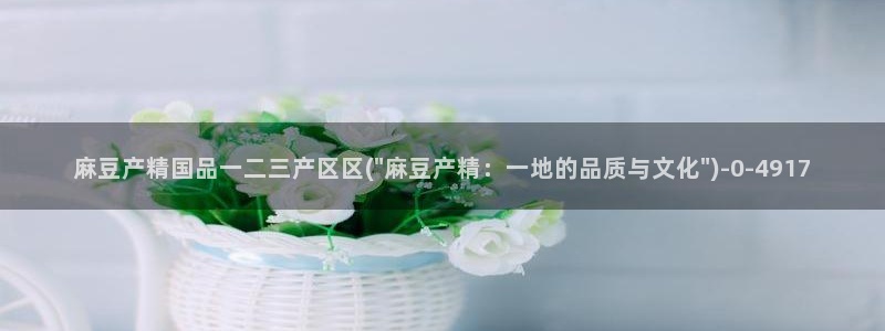 欧美专区麻豆：麻豆产精国品一二三产区区(\