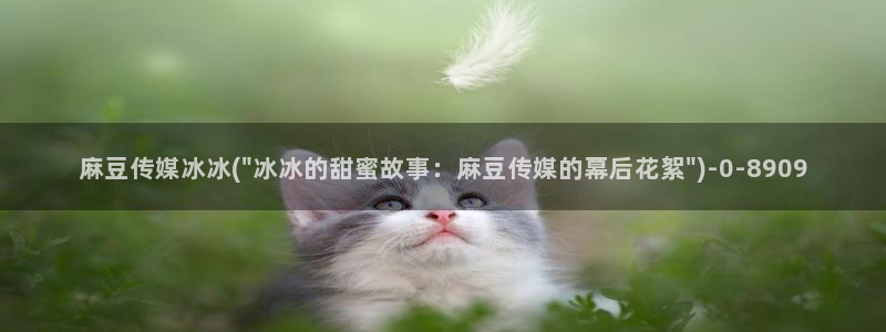 麻豆专区av：麻豆传媒冰冰(\