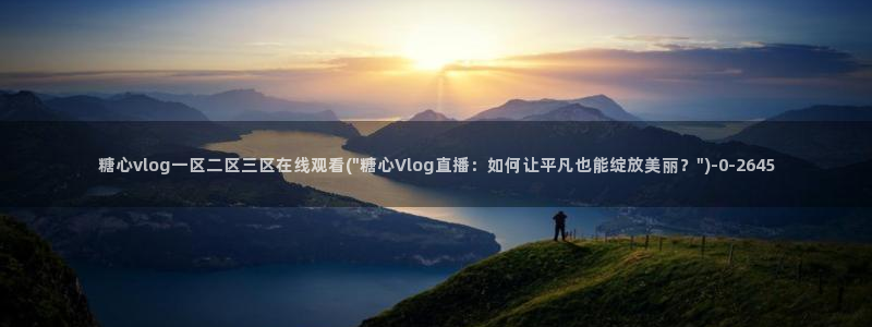 糖心vlog免费版本
